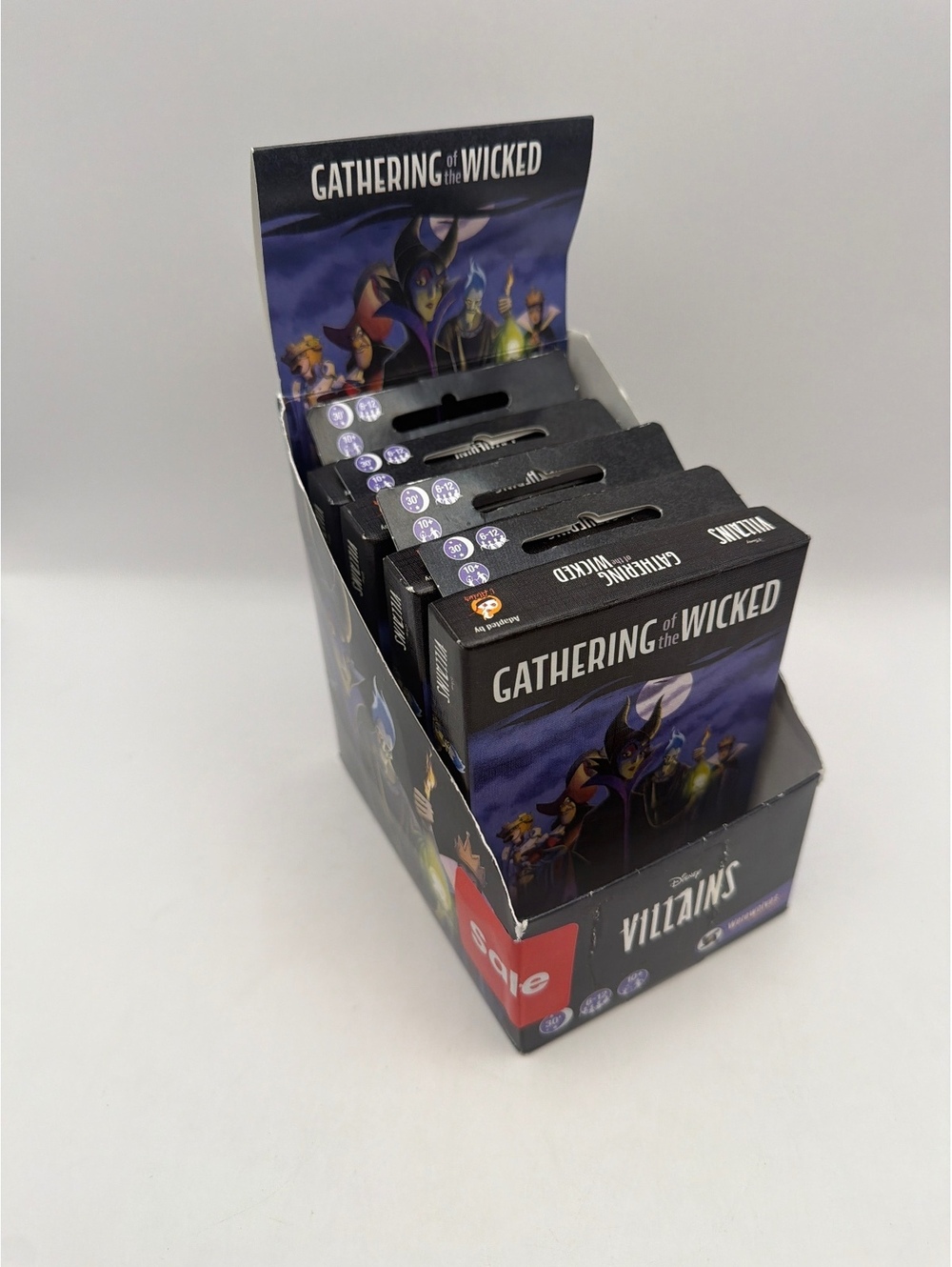 Disney Villains Gathering of the Wicked Werewolves Card Game New Sealed Lot of 4